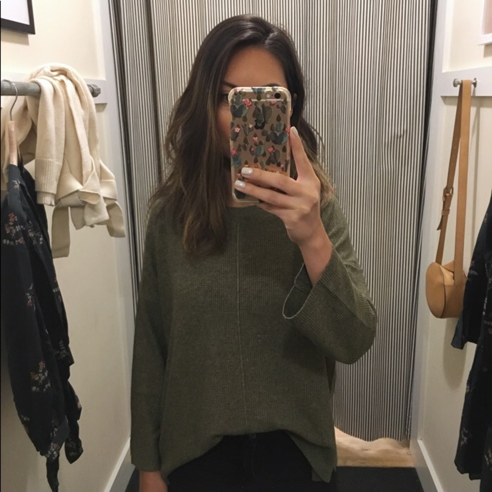 Madewell Olive Green Women's Top